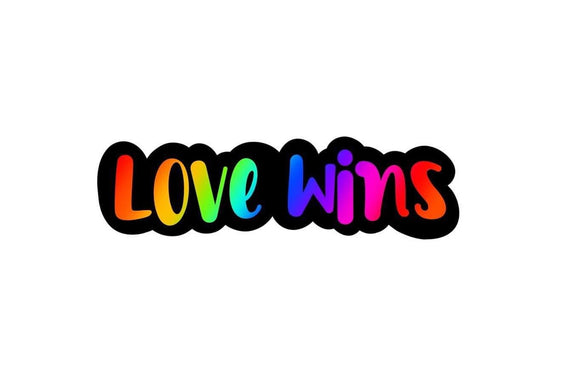 Love Wins Sticker